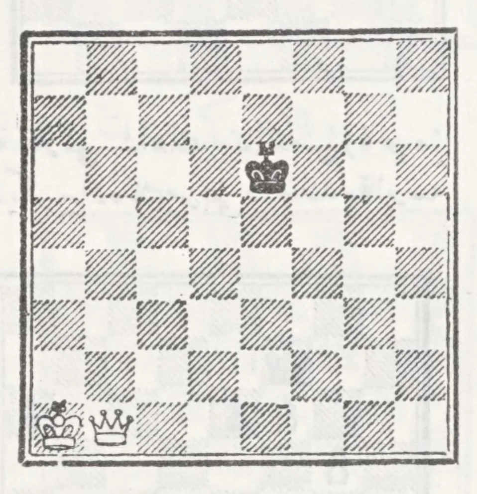 An illustration from Amelı̂ ve nazari şatranç rehberi, 1927, leaf 120