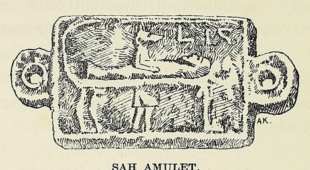 An illustration from Amentet; an account of the gods, amulets & scarabs of the ancient Egyptians, 1915, leaf 238