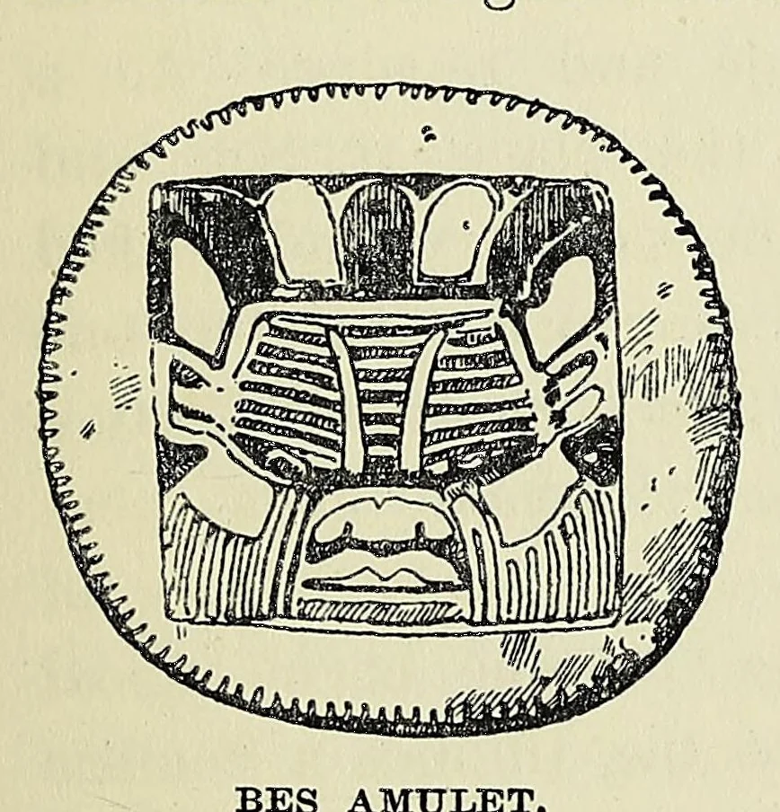 An illustration from Amentet; an account of the gods, amulets & scarabs of the ancient Egyptians, 1915, leaf 51