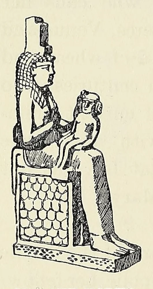 An illustration from Amentet; an account of the gods, amulets & scarabs of the ancient Egyptians, 1915, leaf 76