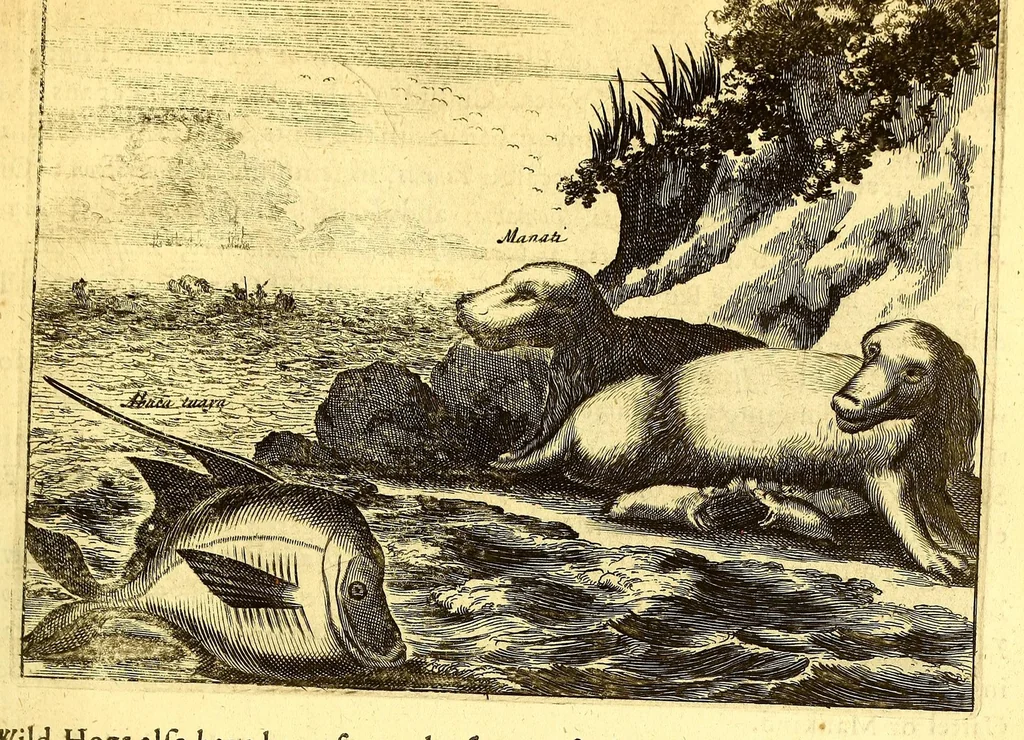 An illustration from America: being the latest, and most accurate description of the Nevv VVorld; : containing the original of the inhabitants, and the remarkable voyages thither. The conquest of the vast empires of Mexico and Peru, and other large provinces and territories, with the several European plantations in those parts. Also their cities, fortresses, towns, temples, mountains, and rivers. Their habits, customs, manners, and religions. Their plants, beasts, birds, and serpents. With an appendix, containing, besides several other considerable additions, a brief survey of what hath been discover'd of the unknown South-Land and the Arctick region., 1671, leaf 399