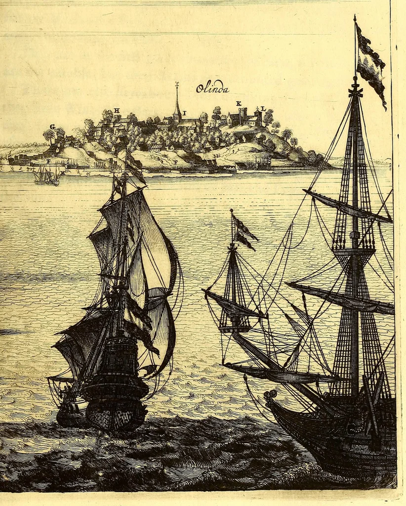An illustration from America: being the latest, and most accurate description of the Nevv VVorld; : containing the original of the inhabitants, and the remarkable voyages thither. The conquest of the vast empires of Mexico and Peru, and other large provinces and territories, with the several European plantations in those parts. Also their cities, fortresses, towns, temples, mountains, and rivers. Their habits, customs, manners, and religions. Their plants, beasts, birds, and serpents. With an appendix, containing, besides several other considerable additions, a brief survey of what hath been discover'd of the unknown South-Land and the Arctick region., 1671, leaf 641