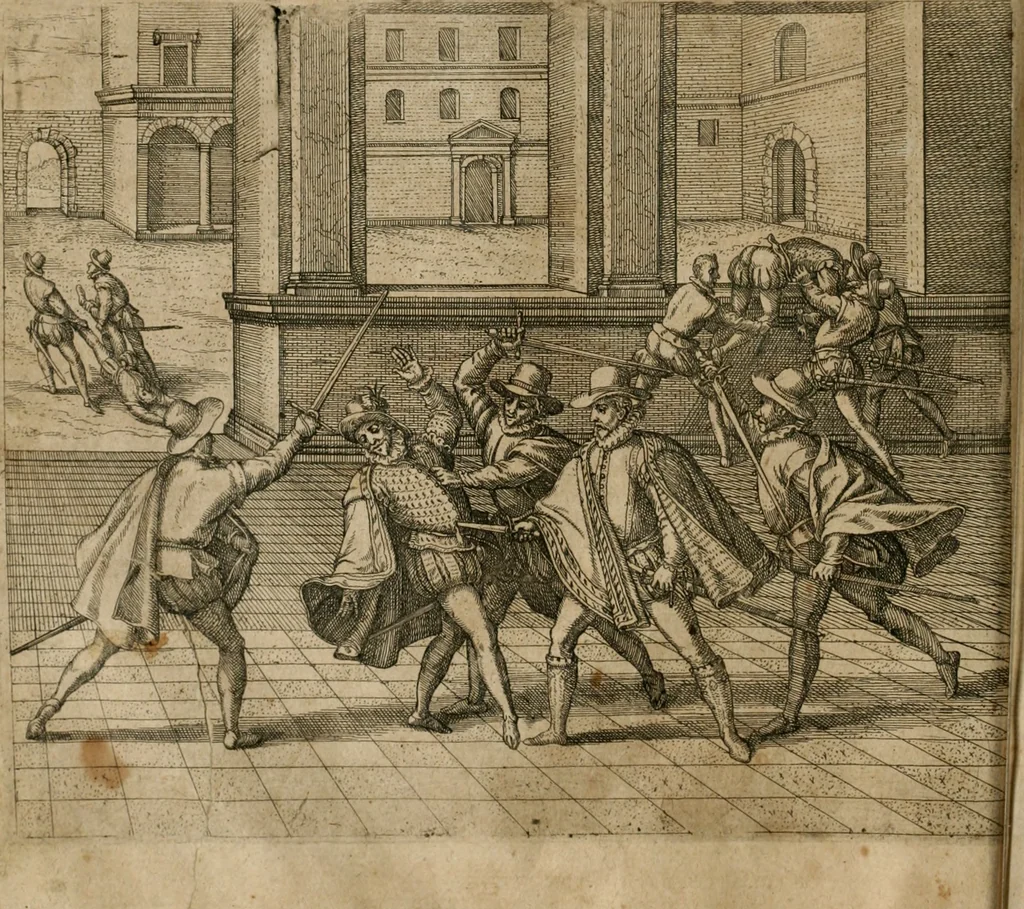 An illustration from America, das ist, Erfindung vnd Offenbahrung der Newen Welt : deroselbigen Völcker, Gestalt, Sitten, Gebräuch, Policey vnd Gottesdienst, 1617, leaf 81