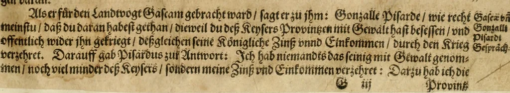 An illustration from America, das ist, Erfindung vnd Offenbahrung der Newen Welt : deroselbigen Völcker, Gestalt, Sitten, Gebräuch, Policey vnd Gottesdienst, 1617, leaf 86