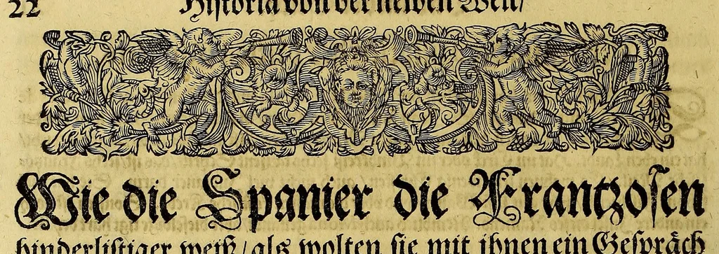 An illustration from Americae das fünffte Buch,, 1613, leaf 32