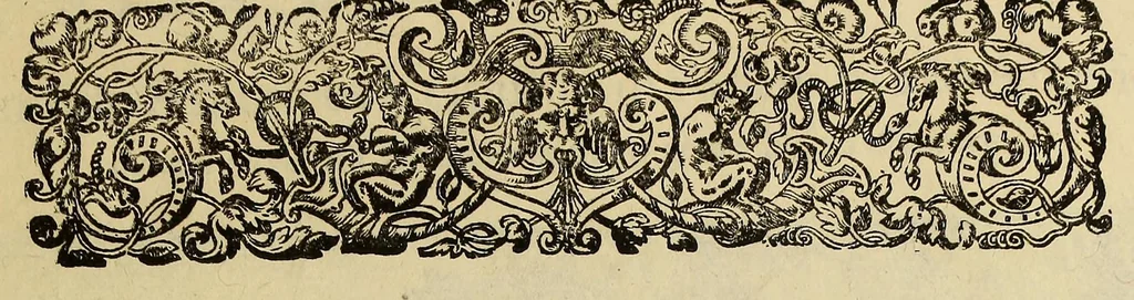 An illustration from Americae pars decima: : quae continentur, I. Duae navigationes Dn. Americi Vesputii, sub auspiciis Castellani regis, Ferdinandi susceptae. II. Solida narratio de moderno provinciae Virginiae statu, qua ratione tandem pax cum Indianis coaluerit, ac castella aliquot ad regionis praesidium ab Anglis extructa fuerint; additâ historiâ lectu jucundissimâ, quomodo Pokahuntas, regis Virginiae Powhatani filia, primori cuidam Anglo nupserit; authore Raphe Hamor Virginiae secretario. III. Vera descriptio Novae Angliae, quae Americae pars ad septentrionalem Indiam spectat, à capitaneo Johanne Schmidt, equite atque admirali delineata: cui accessit discursus, quomodo in secunda navigatione à Gallis captus, anno 1616. demum liberatus fuerit. Omnia nunc primùm in lucem edita, atque eleganter in aes incisis iconibus illustrata, / sumptibus ac studio Johann-Theodori de Bry, 1619, leaf 81