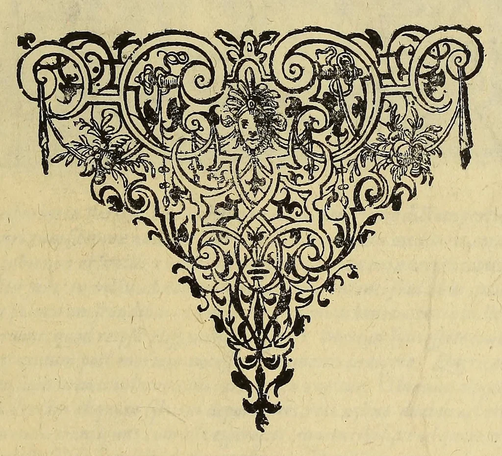 An illustration from Americae pars decima: : quae continentur, I. Duae navigationes Dn. Americi Vesputii, sub auspiciis Castellani regis, Ferdinandi susceptae. II. Solida narratio de moderno provinciae Virginiae statu, qua ratione tandem pax cum Indianis coaluerit, ac castella aliquot ad regionis praesidium ab Anglis extructa fuerint; additâ historiâ lectu jucundissimâ, quomodo Pokahuntas, regis Virginiae Powhatani filia, primori cuidam Anglo nupserit; authore Raphe Hamor Virginiae secretario. III. Vera descriptio Novae Angliae, quae Americae pars ad septentrionalem Indiam spectat, à capitaneo Johanne Schmidt, equite atque admirali delineata: cui accessit discursus, quomodo in secunda navigatione à Gallis captus, anno 1616. demum liberatus fuerit. Omnia nunc primùm in lucem edita, atque eleganter in aes incisis iconibus illustrata, / sumptibus ac studio Johann-Theodori de Bry, 1619, leaf 81