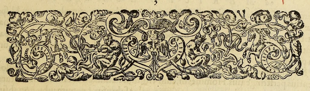An illustration from Americae pars decima: : quae continentur, I. Duae navigationes Dn. Americi Vesputii, sub auspiciis Castellani regis, Ferdinandi susceptae. II. Solida narratio de moderno provinciae Virginiae statu, qua ratione tandem pax cum Indianis coaluerit, ac castella aliquot ad regionis praesidium ab Anglis extructa fuerint; additâ historiâ lectu jucundissimâ, quomodo Pokahuntas, regis Virginiae Powhatani filia, primori cuidam Anglo nupserit; authore Raphe Hamor Virginiae secretario. III. Vera descriptio Novae Angliae, quae Americae pars ad septentrionalem Indiam spectat, à capitaneo Johanne Schmidt, equite atque admirali delineata: cui accessit discursus, quomodo in secunda navigatione à Gallis captus, anno 1616. demum liberatus fuerit. Omnia nunc primùm in lucem edita, atque eleganter in aes incisis iconibus illustrata, / sumptibus ac studio Johann-Theodori de Bry, 1619, leaf 9