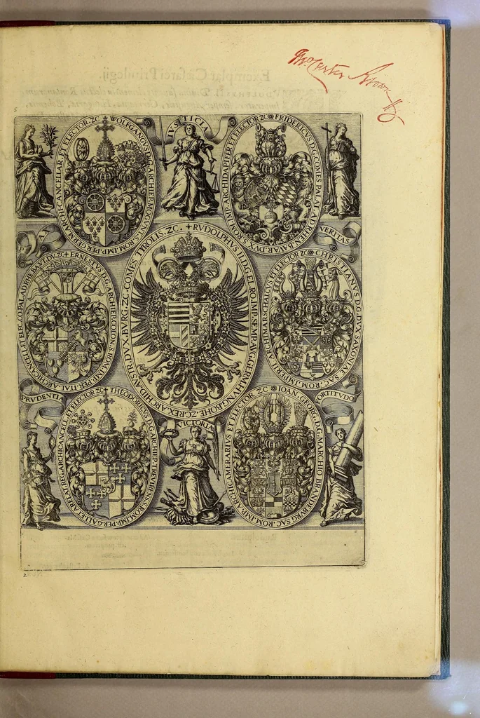 An illustration from Americae pars quarta. Sive, Insignis & admiranda historia de reperta primùm Occidentali India à Christophoro Columbo anno M CCCCXCII, 1594, leaf 9