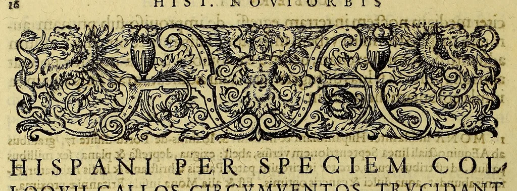 An illustration from Americae pars quinta, 1595, leaf 28