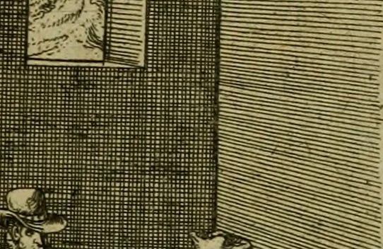 An illustration from Americae pars sexta, siue, Historiæ ab Hieronymo Bezono Mediolanese scriptæ, sectio tertia : res nõ minus nobiles & admiratione plenas continens, quàm præcedentes duæ : in hac enim reperies, qua ratione Hispani opuletissimas illas Peruäni regni prouincias occuparint, capto Rege Atabaliba : deide orta inter ipsos Hispanos in eo regno ciuilia bella : additus est breuis de fortunatis insulis cõmentariolus in duo capita distinctus : item additiones ad singula capita historiam illustrantes : accesit Perväni regni chorographica tabula ... : omnia elegantibus figuris in æs incisis expressa ;, 1596, leaf 112