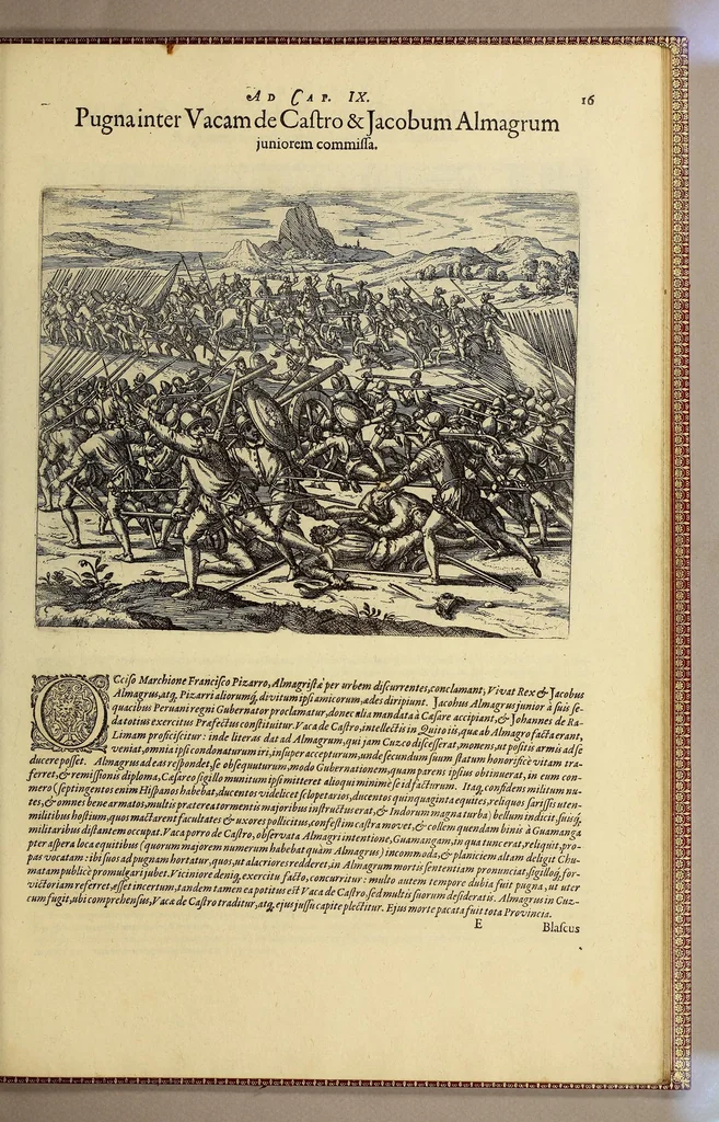 An illustration from Americae pars sexta., 1617, leaf 127