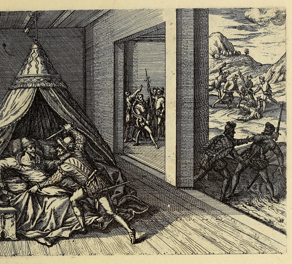 An illustration from Americae pars sexta., 1617, leaf 133