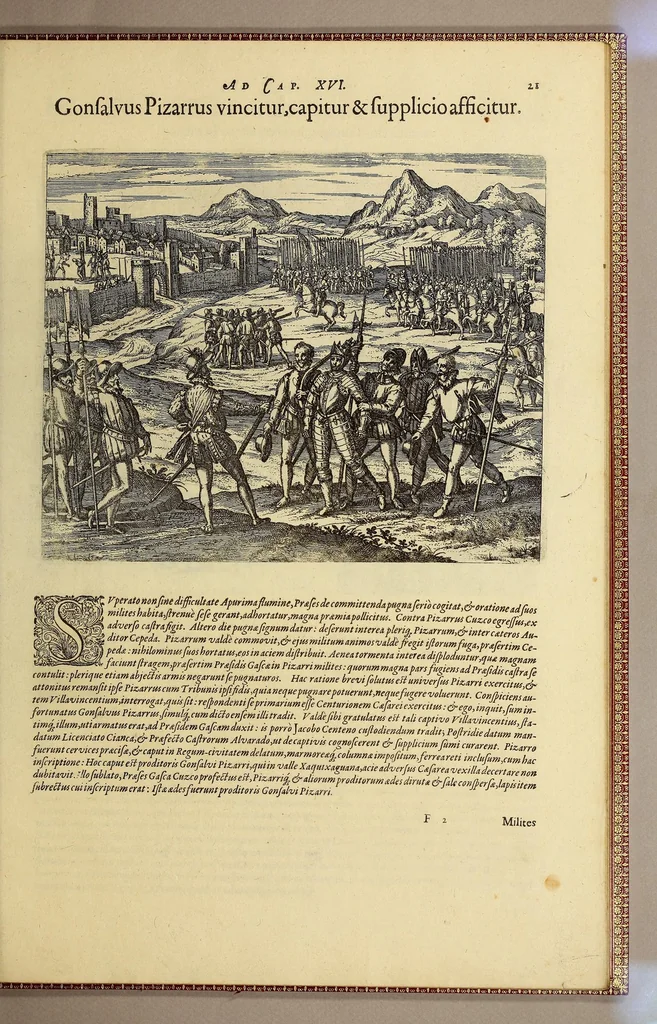 An illustration from Americae pars sexta., 1617, leaf 137