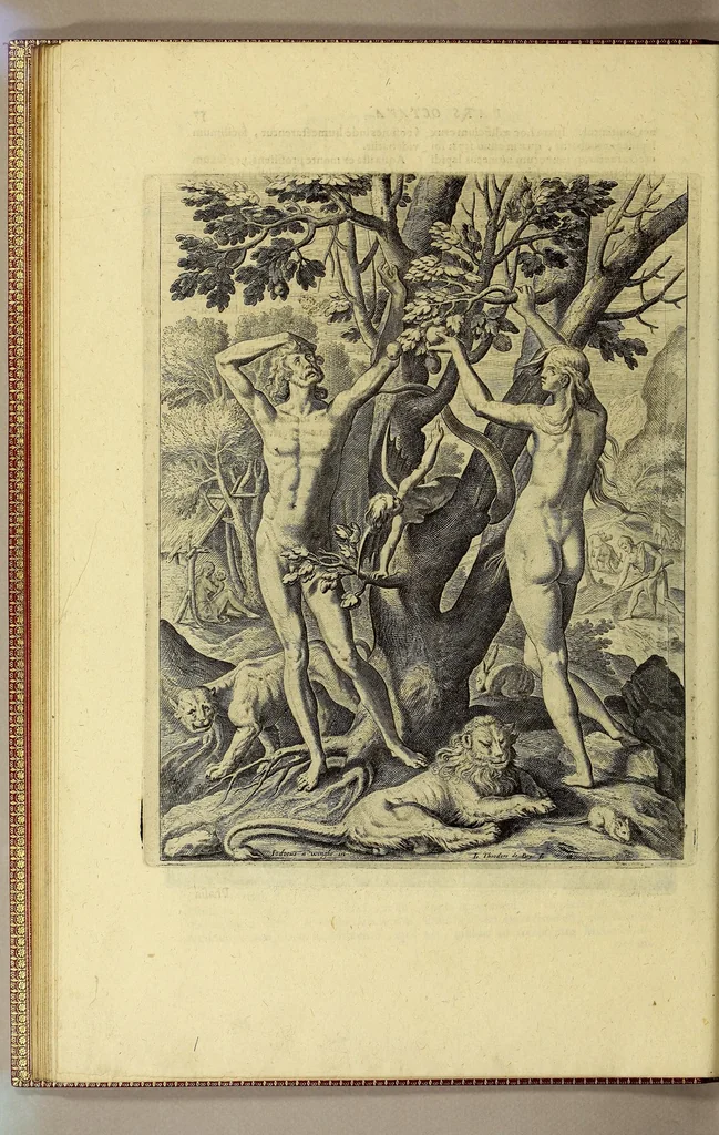 An illustration from Americae pars VIII. : Continens primo, Descriptionem trium itinerum nobilissimi et fortissimi equitis Francisci Draken, qui circumnauigato vniuerso terrarum orbe, postea copiis nauticis, ad expugnandum ciuitatem Panamam, in Indiam nauigauit. Secundo, iter nobilissimi equitis Thomae Candisch, qui duorum ferè annorum spacio, 13000. Anglicana miliaria in mari confecit, vbi describuntur quoque omnia quae in hoc itinere ipsi acciderunt & visa sunt. Tertio, duo itinera, nobilissimi & fortissimi equitis Gualtheri Ralech quibus describitur auriferum & potentissimum regnum Guiana, ad septentrionem fluminis Orenoque, alias Oregliana dicti, situm cum metropoli eius Manoa & Macuieguarai, aliisque finitimis regionibus & fluuis, mercibus item praestantissimis & mercatura, quae in regno hoc exercetur, cuius luculenta tabula geographica in fronte operis occurrit., 1625, leaf 68