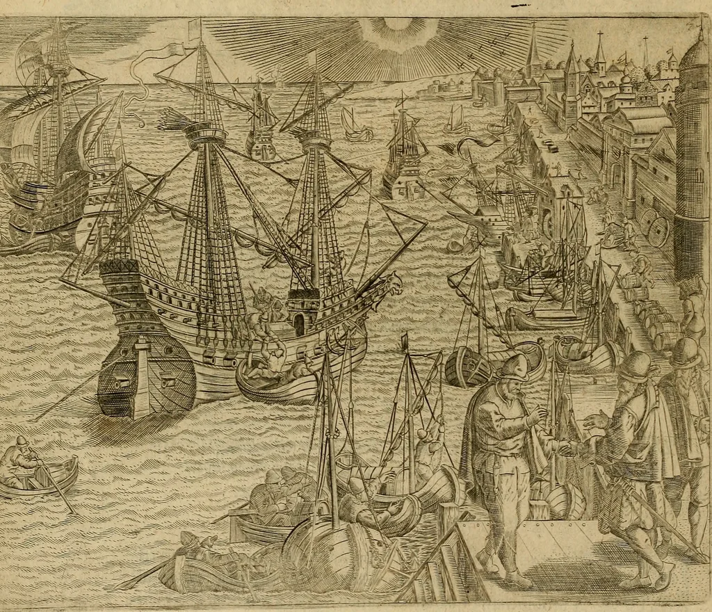 An illustration from Americae tertia pars : memorabile provinciæ Brasiliæ historiam contines, 1592, leaf 123