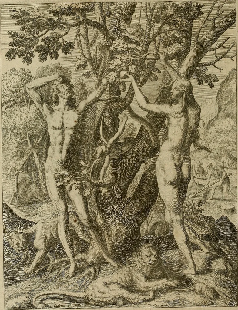 An illustration from Americae tertia pars : memorabile provinciæ Brasiliæ historiam contines, 1592, leaf 165
