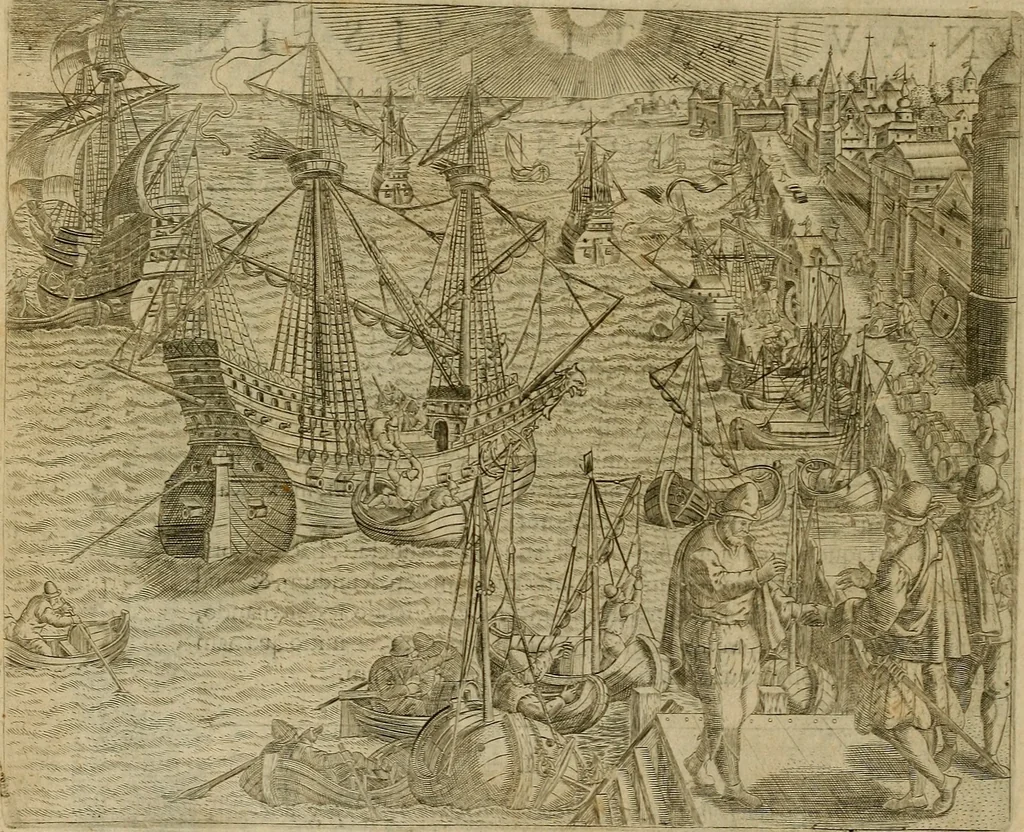 An illustration from Americae tertia pars : memorabile provinciæ Brasiliæ historiam contines, 1592, leaf 167