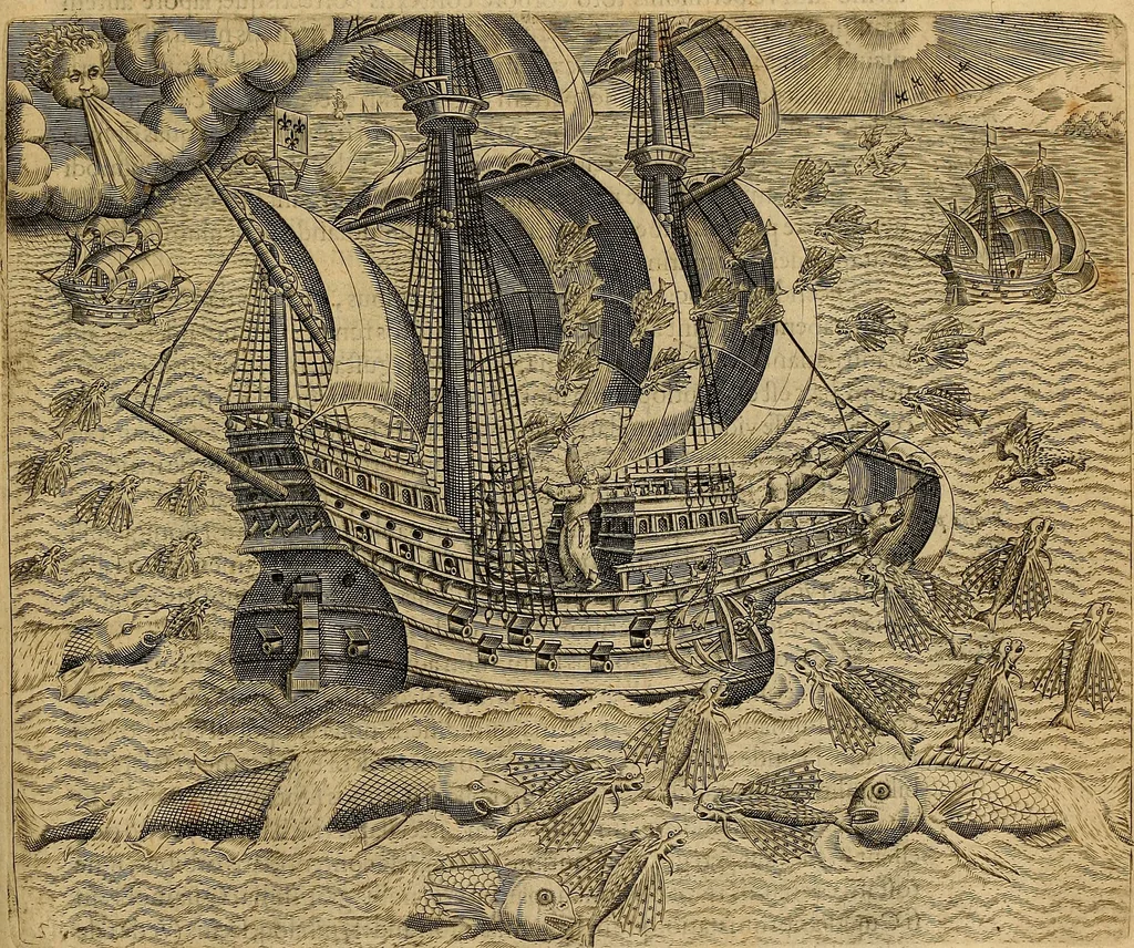 An illustration from Americae tertia pars : memorabile provinciæ Brasiliæ historiam contines, 1592, leaf 172