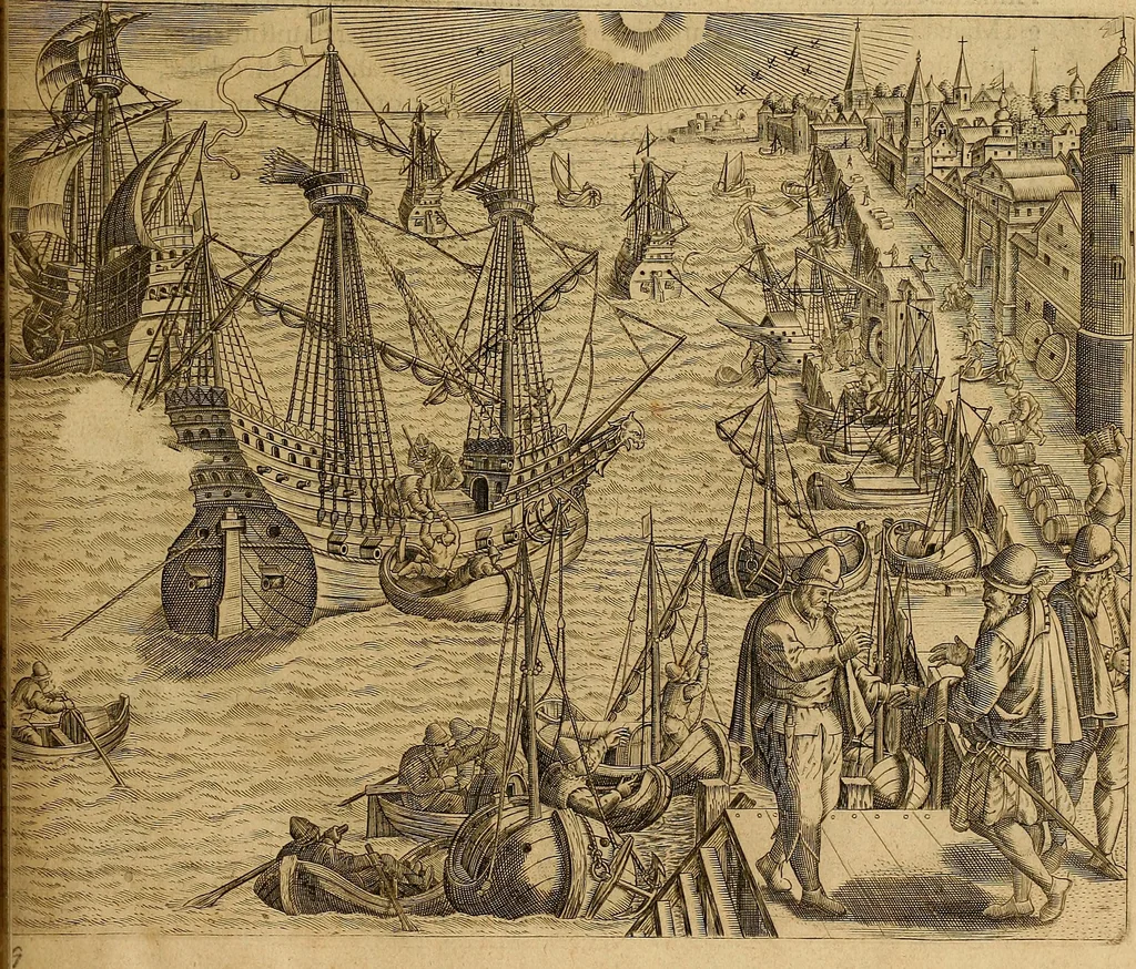 An illustration from Americae tertia pars : memorabile provinciæ Brasiliæ historiam contines, 1592, leaf 22