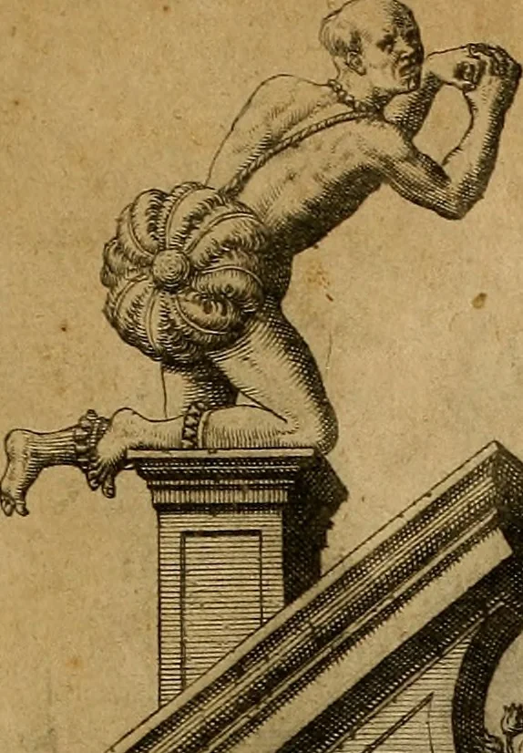 An illustration from Americae tertia pars : memorabile provinciæ Brasiliæ historiam contines, 1592, leaf 6