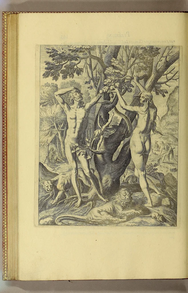 An illustration from Americae tertia pars Memorabile[m] provinciae Brasiliae historiam contine[n]s, Germanico primùm sermone scriptam à Ioa[n]ne Stadio Homburgensi Hesso, nunc autem Latinitate donatam à Teucrio Annaeo Priuato Colchanthe Po: & Med: addita est narratio profectionis Ioannis Lerij in eamdem provinciam, qua[m] ille initio Gallicè conscripsit, postea verò Latinam fecit. : His accessit descriptio morum & ferocitatis incolarum illius regionis, atque colloquium ipsorum idiomate conscriptum., 1592, leaf 184