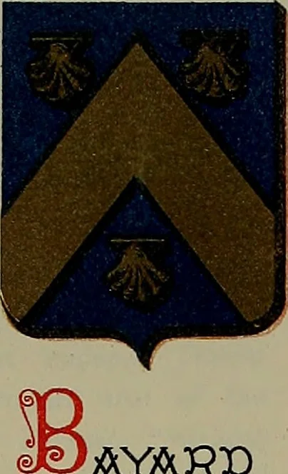 An illustration from America heraldica : a compilation of coats of arms, crests and mottoes of prominent American families settled in this country before 1800, 1889, leaf 108