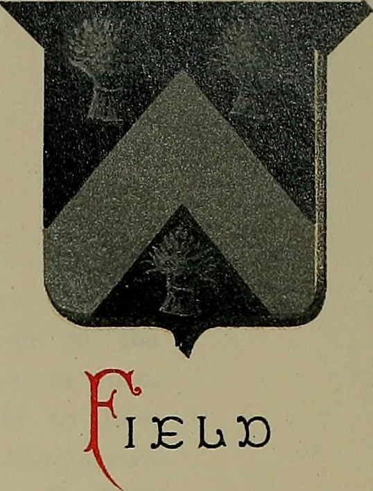 An illustration from America heraldica : a compilation of coats of arms, crests and mottoes of prominent American families settled in this country before 1800, 1889, leaf 116