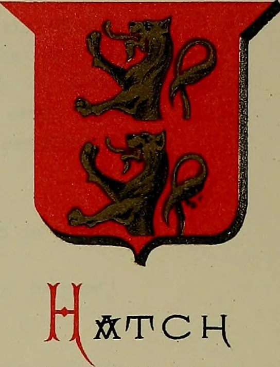 An illustration from America heraldica : a compilation of coats of arms, crests and mottoes of prominent American families settled in this country before 1800, 1889, leaf 116