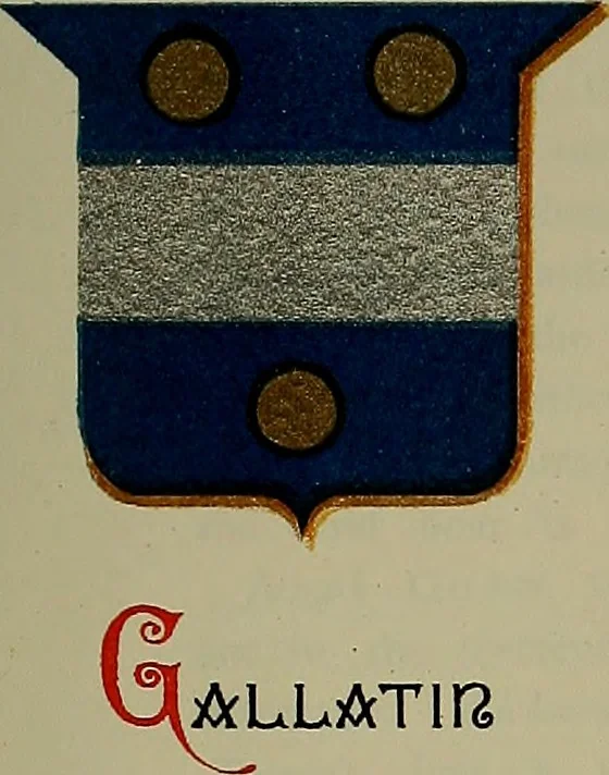 An illustration from America heraldica : a compilation of coats of arms, crests and mottoes of prominent American families settled in this country before 1800, 1889, leaf 126