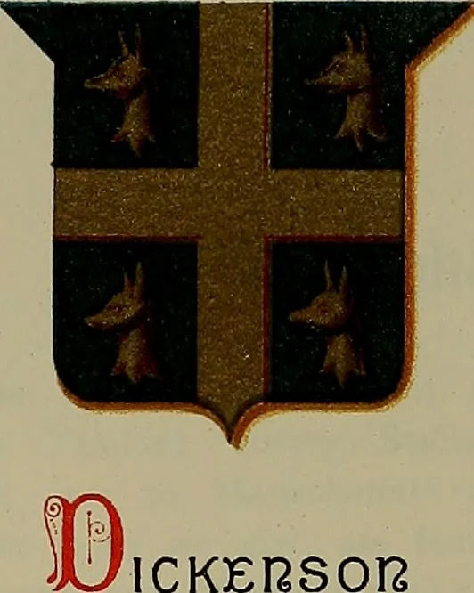 An illustration from America heraldica : a compilation of coats of arms, crests and mottoes of prominent American families settled in this country before 1800, 1889, leaf 126