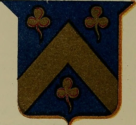 An illustration from America heraldica : a compilation of coats of arms, crests and mottoes of prominent American families settled in this country before 1800, 1889, leaf 126