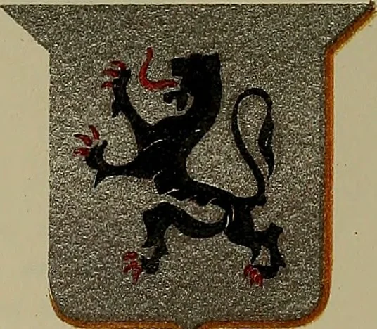 An illustration from America heraldica : a compilation of coats of arms, crests and mottoes of prominent American families settled in this country before 1800, 1889, leaf 126