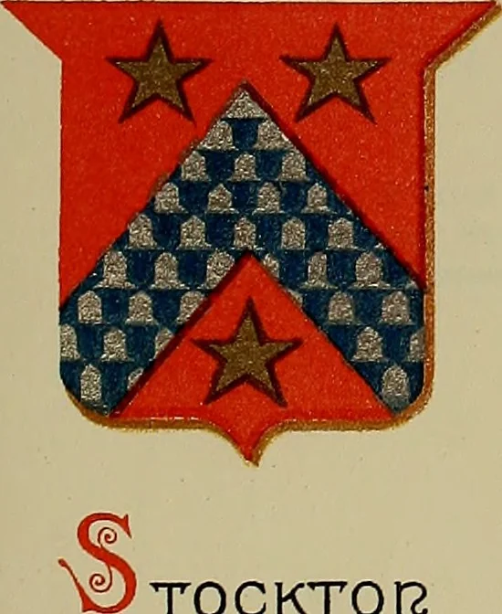 An illustration from America heraldica : a compilation of coats of arms, crests and mottoes of prominent American families settled in this country before 1800, 1889, leaf 126