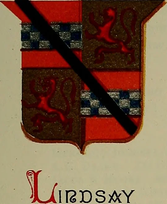 An illustration from America heraldica : a compilation of coats of arms, crests and mottoes of prominent American families settled in this country before 1800, 1889, leaf 142