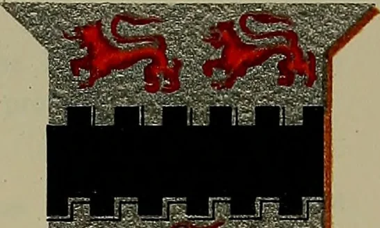 An illustration from America heraldica : a compilation of coats of arms, crests and mottoes of prominent American families settled in this country before 1800, 1889, leaf 142