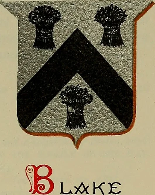 An illustration from America heraldica : a compilation of coats of arms, crests and mottoes of prominent American families settled in this country before 1800, 1889, leaf 156