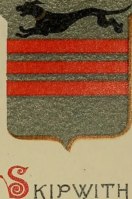 An illustration from America heraldica : a compilation of coats of arms, crests and mottoes of prominent American families settled in this country before 1800, 1889, leaf 156