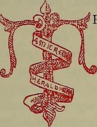 An illustration from America heraldica : a compilation of coats of arms, crests and mottoes of prominent American families settled in this country before 1800, 1889, leaf 20