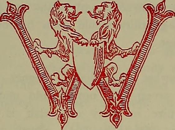 An illustration from America heraldica : a compilation of coats of arms, crests and mottoes of prominent American families settled in this country before 1800, 1889, leaf 24