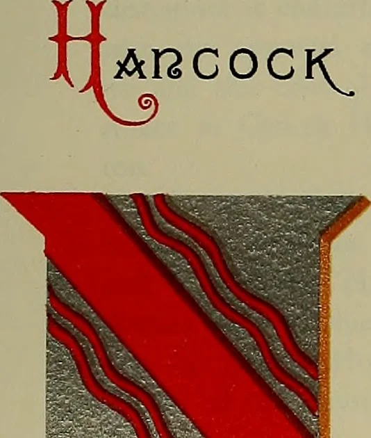 An illustration from America heraldica : a compilation of coats of arms, crests and mottoes of prominent American families settled in this country before 1800, 1889, leaf 34