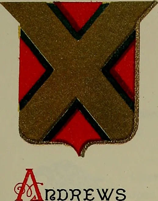 An illustration from America heraldica : a compilation of coats of arms, crests and mottoes of prominent American families settled in this country before 1800, 1889, leaf 64
