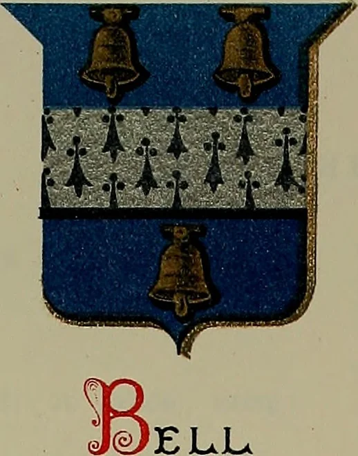 An illustration from America heraldica : a compilation of coats of arms, crests and mottoes of prominent American families settled in this country before 1800, 1889, leaf 64