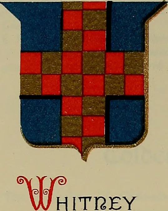 An illustration from America heraldica : a compilation of coats of arms, crests and mottoes of prominent American families settled in this country before 1800, 1889, leaf 72