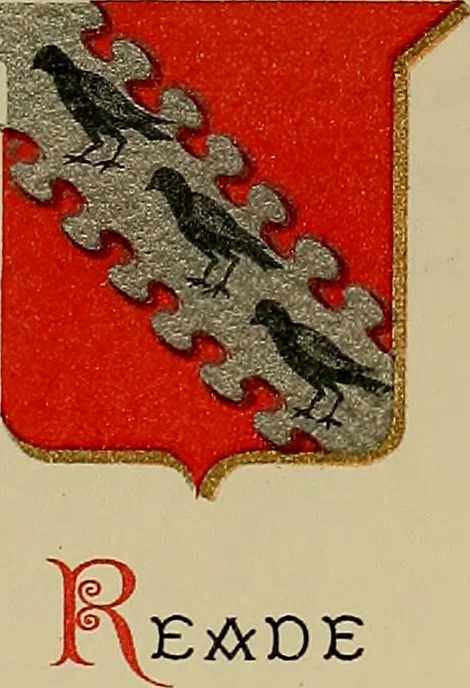 An illustration from America heraldica : a compilation of coats of arms, crests and mottoes of prominent American families settled in this country before 1800, 1889, leaf 72
