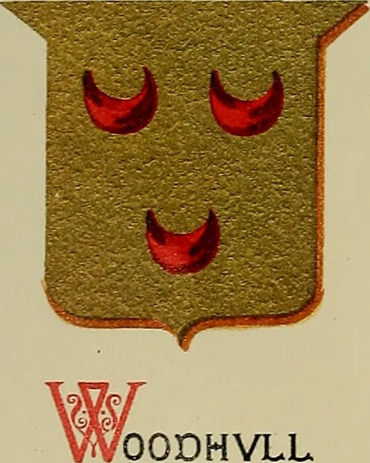 An illustration from America heraldica : a compilation of coats of arms, crests and mottoes of prominent American families settled in this country before 1800, 1889, leaf 9