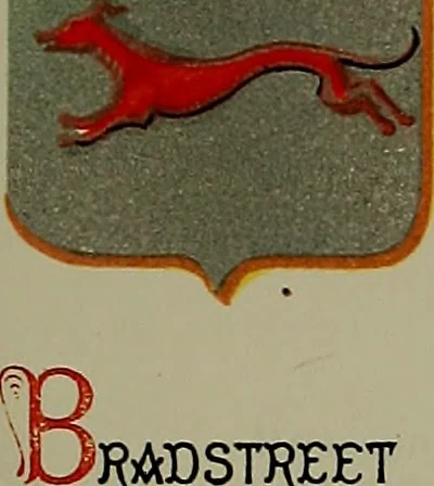 An illustration from America heraldica : a compilation of coats of arms, crests and mottoes of prominent American families settled in this country before 1800, 1887, leaf 100