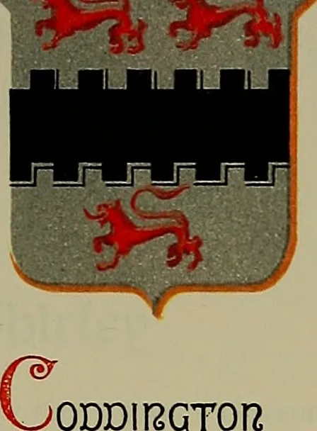 An illustration from America heraldica : a compilation of coats of arms, crests and mottoes of prominent American families settled in this country before 1800, 1887, leaf 100