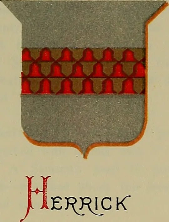 An illustration from America heraldica : a compilation of coats of arms, crests and mottoes of prominent American families settled in this country before 1800, 1887, leaf 100