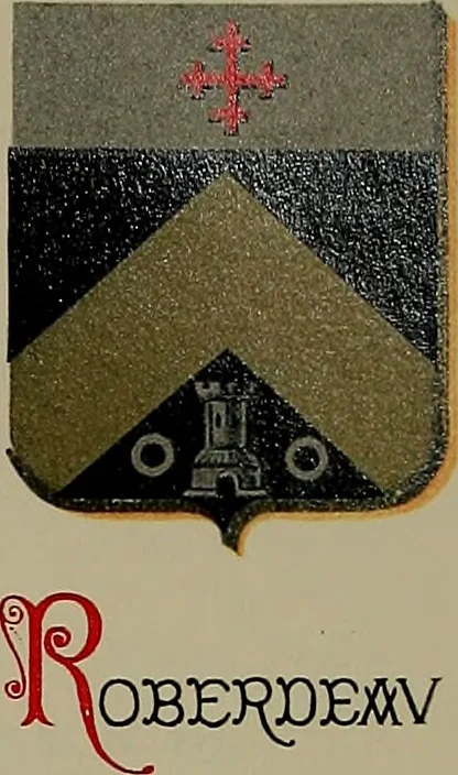 An illustration from America heraldica : a compilation of coats of arms, crests and mottoes of prominent American families settled in this country before 1800, 1887, leaf 106